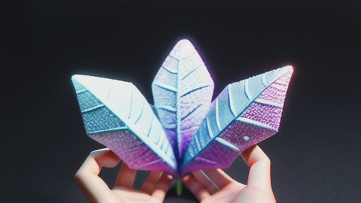 様々なカットが施されたリーフカット