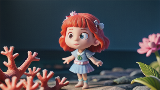 珊瑚と共に過ごす