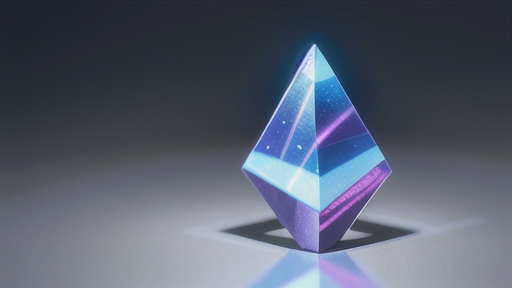 多面カットが生み出す複雑な煌めき