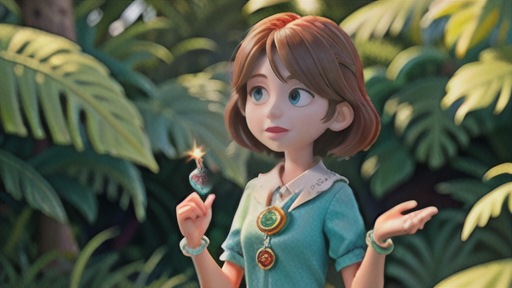 ストラップネックレスで華やかさをプラス